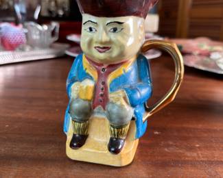 Handpainted Toby jug by 'Miller' 1952, 5"H