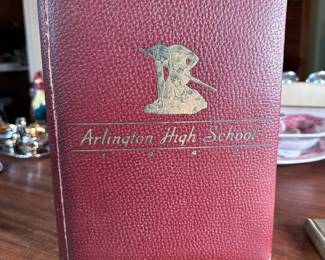 Arlington High School (Arlington, Mass) 1942 yearbook with lots of signatures