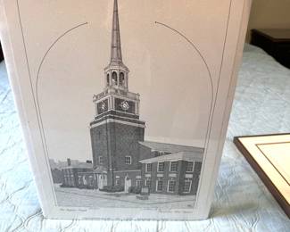 William Goebel 'The Baptist Temple' Charleston, WV 1991signed & numbered print 87/100 (measures approx 18" x 12")