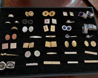 Gold rings (men’s, and women’s) and cufflinks