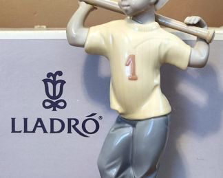 Lladro Black Legacy Collection Next At Bat