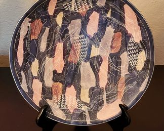 Decorative Handcrafted Display Plate 