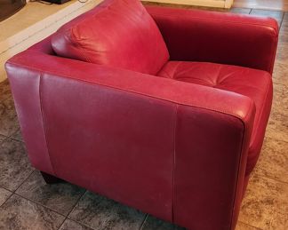 Natuzzi Italian Leather Chair