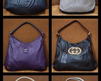 Lot of Authentic Gucci Handbags 