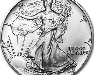 1991 Walking Liberty Fine Silver Coin