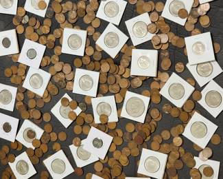 Bunch of Old US Coins 