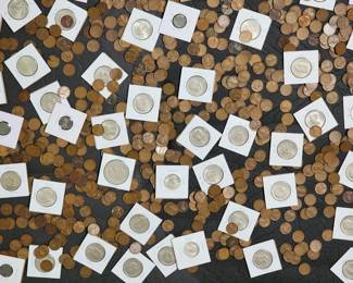 Bunch of Old US Coins 