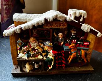 Santa's Workshop Music Box