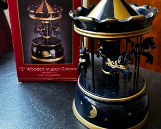 Wooden Musical Carousel