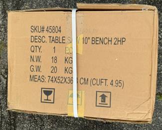Table Say 10" Bench 2HP NIB
