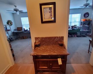 Victorian Marble Top Washstand