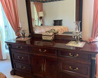 Stanley Greek/European dresser and mirror