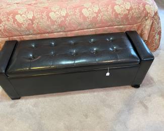 Leather Ashley foot chest