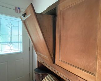 antique hoosier cabinet