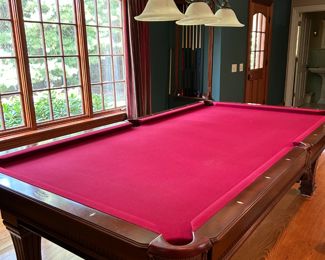9' Brunswick slate Kendrick pool table