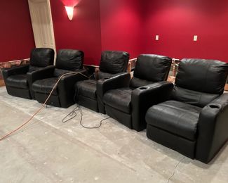 Home Theater Seats (8x)