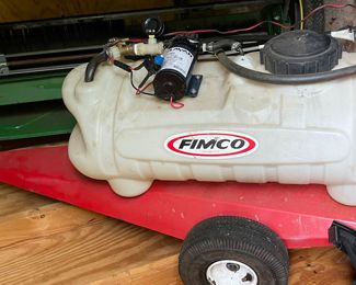 Fimco pull behind sprayer 