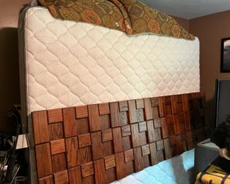 King bed and headboard 