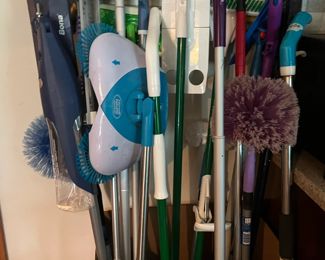 More cleaning swingers, brooms, mops