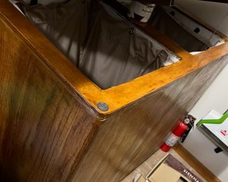 Custom made laundry hamper 