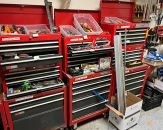 Eight stacked tool
Boxes that were fully loaded
**middle top and bottom boxes pre sold