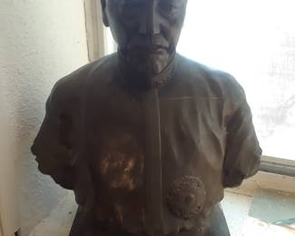 Important  unusually large bronze of Japanese Army General Nugi, Commander Russo-Japan War. 