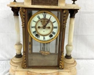 EARLY VINTAGE MARBLE PARLOR LAMP