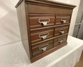 6 DRAWER COUNTER TOP FILE CABINET