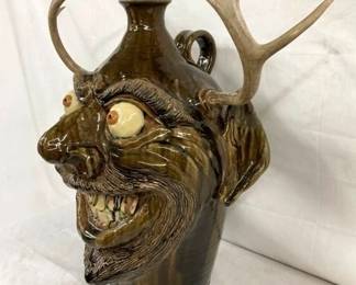 RIGHTSIDE VIEW FLOWER FACE JUG