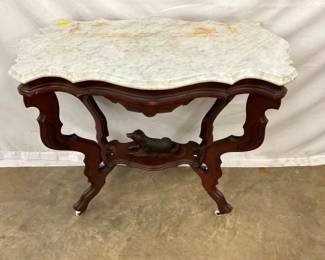 34X20X28 (TALL) W/TURTLE TOP MARBLE 