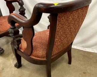 BACKVIEW VICTORIAN CHAIR 