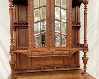 TOP VIEW W/BEVELED GLAS MIRRORS 