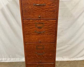 OAK LEGAL SIZE FILE CABINET 