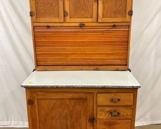OAK HOOSIER CABINET 