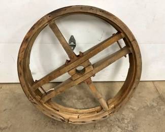 LG. 40IN. WOODEN FOUNDRY MOLD 