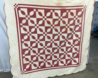 EARLY HANDMADE QUILT