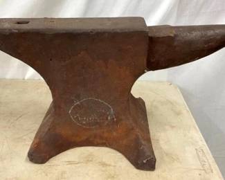 EARLY 1880'S 130LB. BLACKSMITH ANVIL