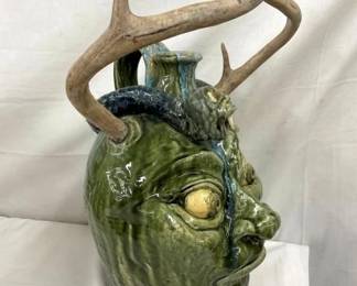 LEFTSIDE FLOWERS FACE JUG