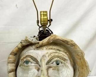 UNUSUAL SEAGROVE AREA FACE LAMP