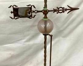 EARLY LIGHTNING ROD WEATHER VANE