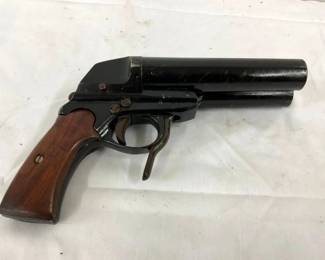 EARLY FLARE GUN DOUBLE BARREL