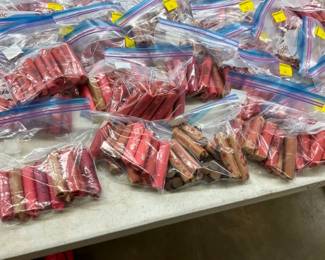 LARGE COLLECTION EARLY PENNIES