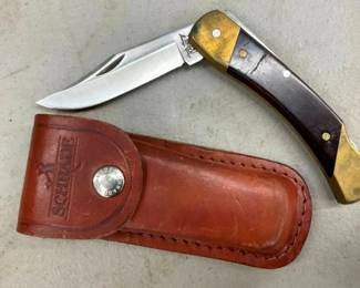 SCHRADE POCKET KNIFE W/CASE