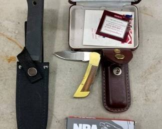 NRA/GERBER/SCHRADE POCKET KNIVES