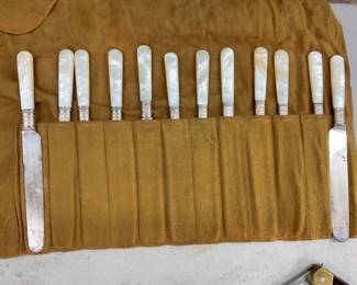 MOTHER OF PEARL HANDLE KNIVES