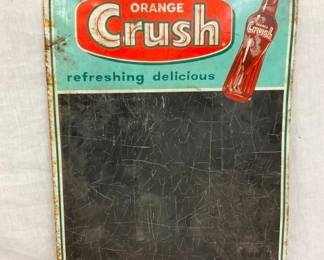 19X27 EMB. CRUSH MENU SIGN