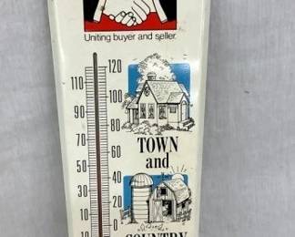 8X23 UNITED FARM THERMOMETER