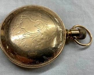 WALTHAM HUNTER CASE POCKET WATCH