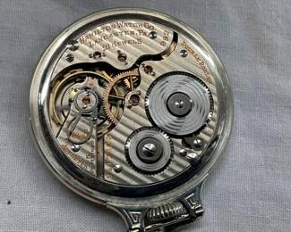 CLOSEUP INSIDE POCKET WATCH