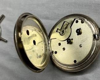 CLOSEUP INSIDE POCKET WATCH